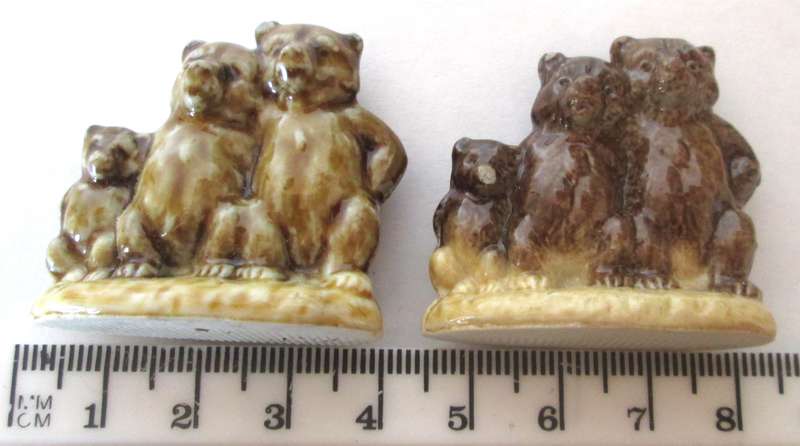 The Three Bears Wade Nursery Rhyme Models