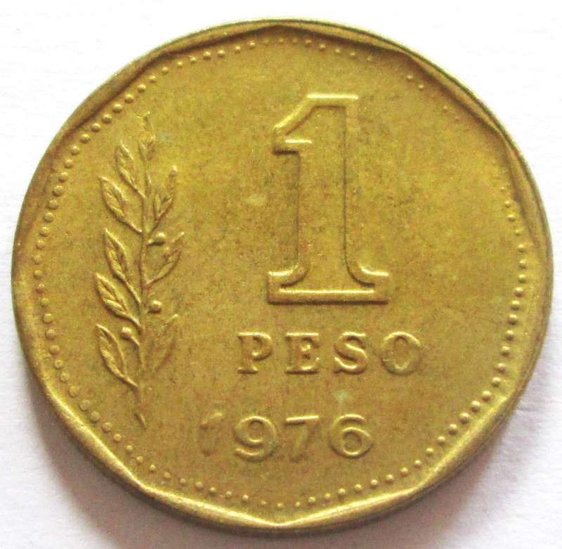 1976 Argentina 1 Pesos