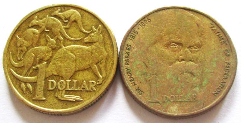 1 Dollar Australia 1994 + 1996