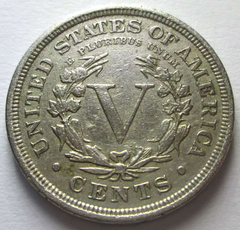 1901 United States of America Five Cents