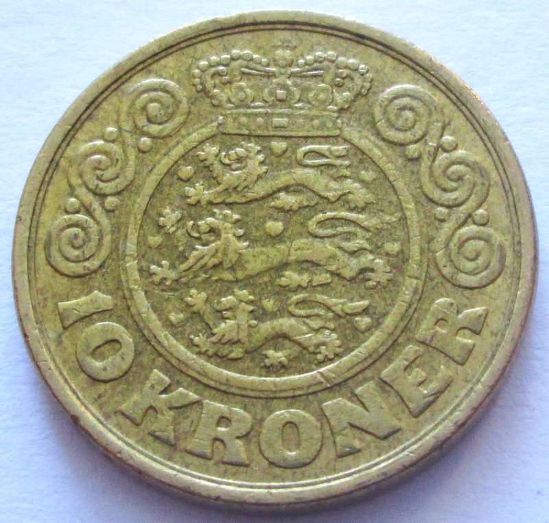 10 Krone Denmark 1989