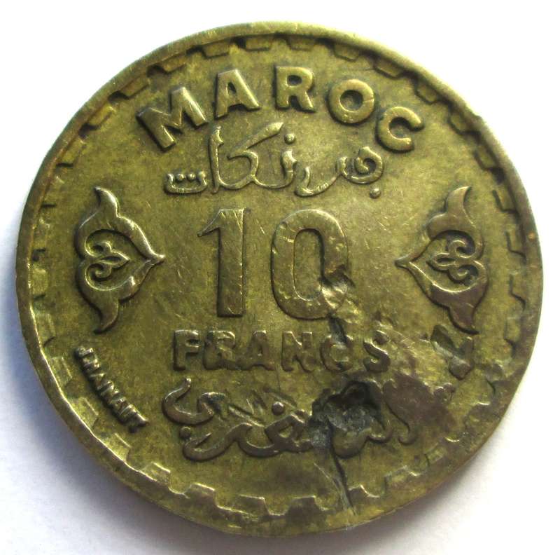 Morocco 10 Francs