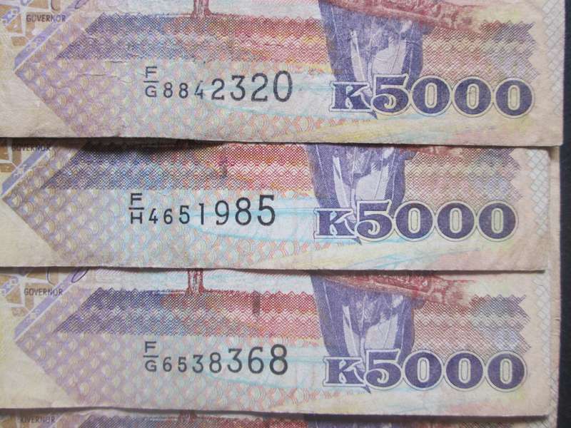 2001 Zambia 5000 Kwacha