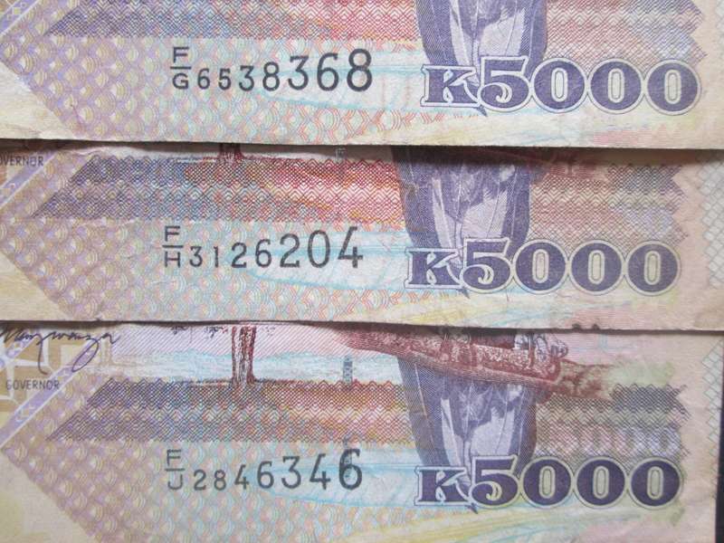 2001 Zambia 5000 Kwacha