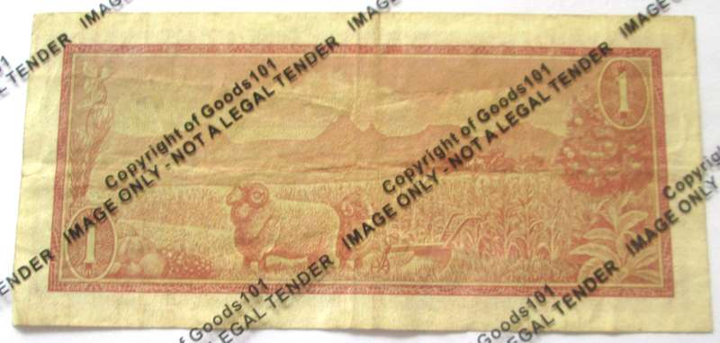 One Rand Republic of South Africa Serial Nr Z27 831531 Replacement Note