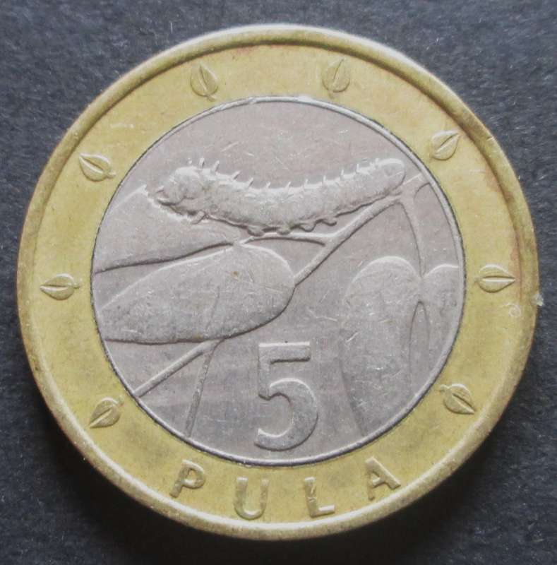 2007 Botswana 5 Pula