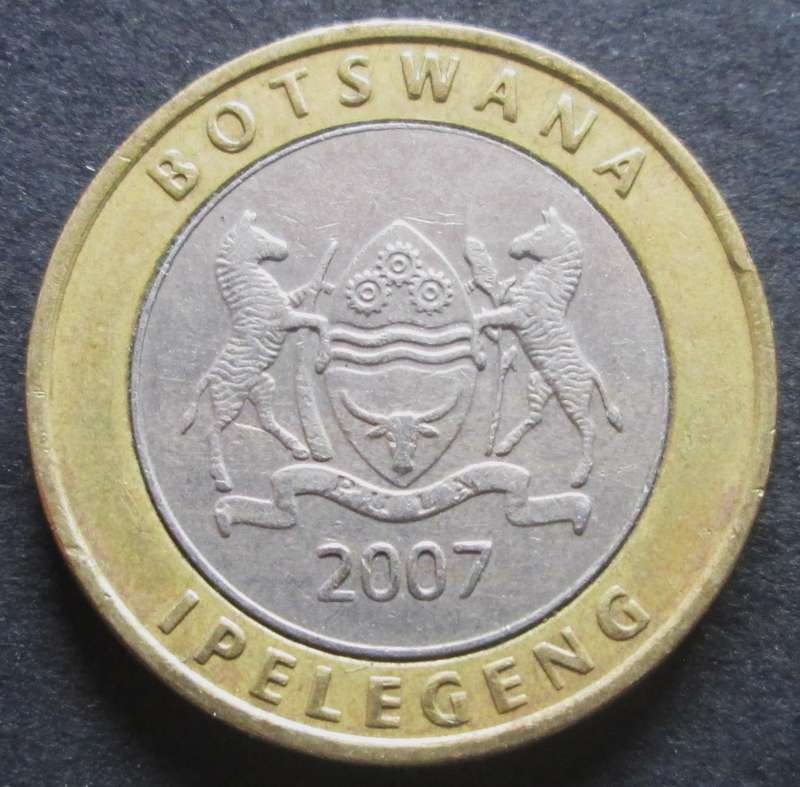 2007 Botswana 5 Pula