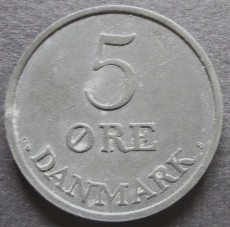 1959 Denmark 5 Ore