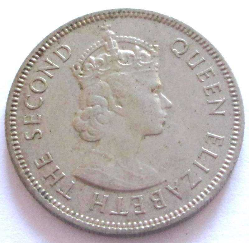 1974 Seychelles Half Rupee