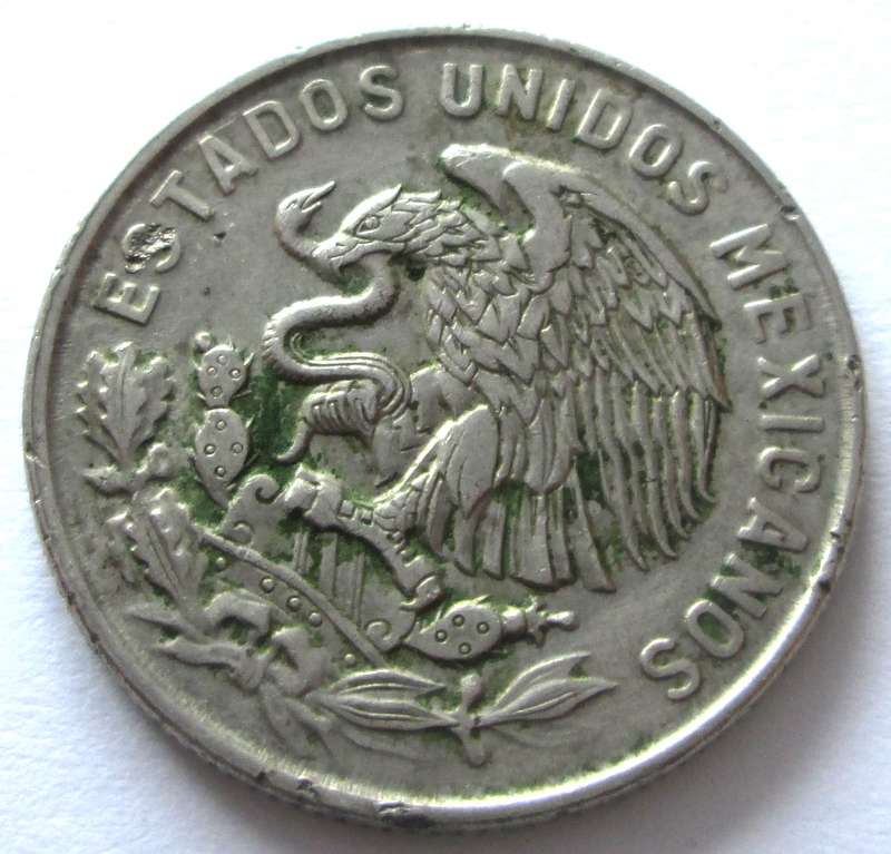 1967 Mexico 50 Centavos