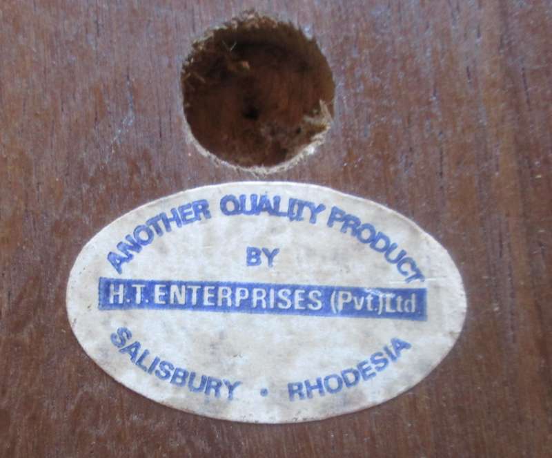 Rhodesia Plaque