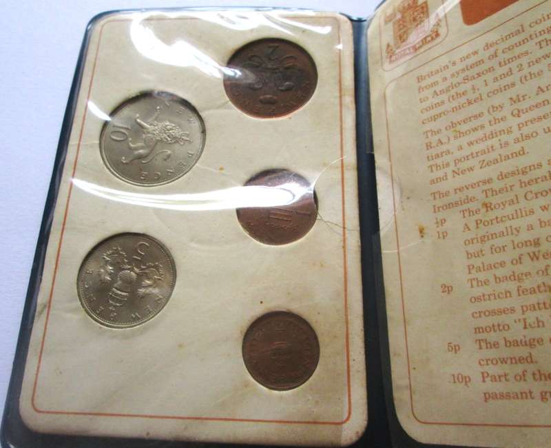 Great Britains First Decimal Coins