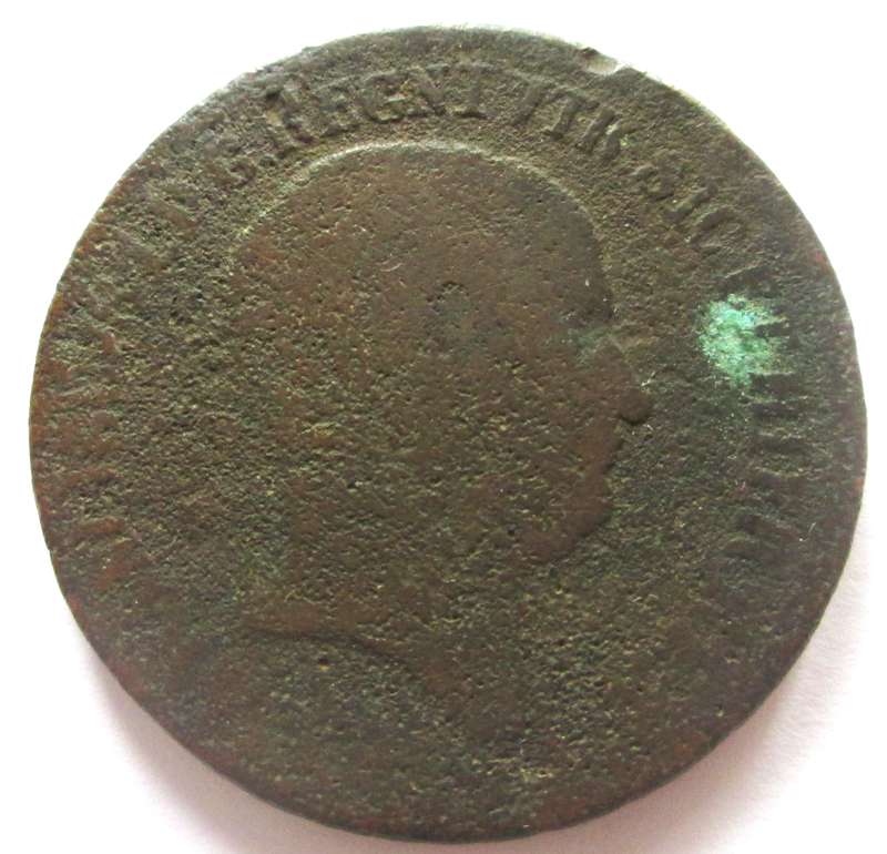 1825 Italy 10 Tornesi