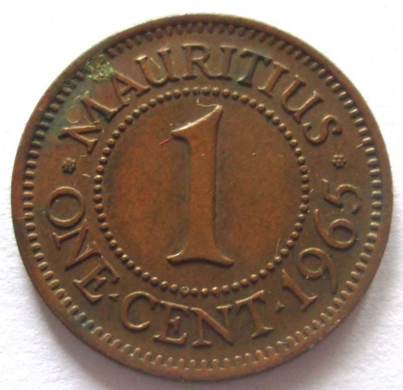 1965 Mauritius 1 Cent