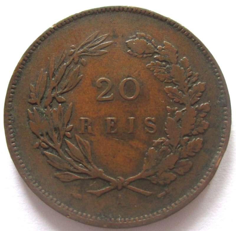 1891 Portugal 20 Reis