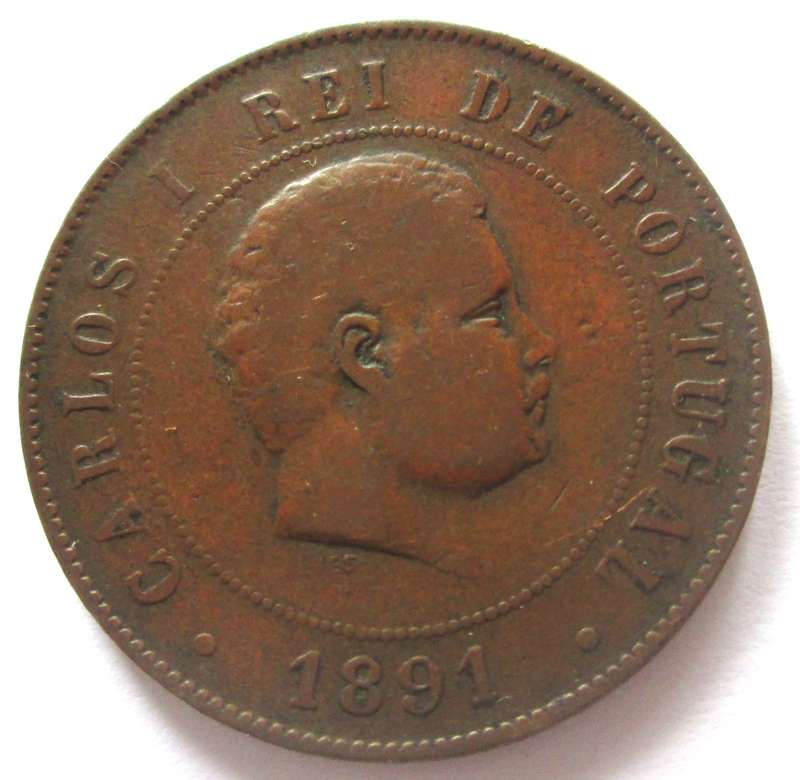 1891 Portugal 20 Reis