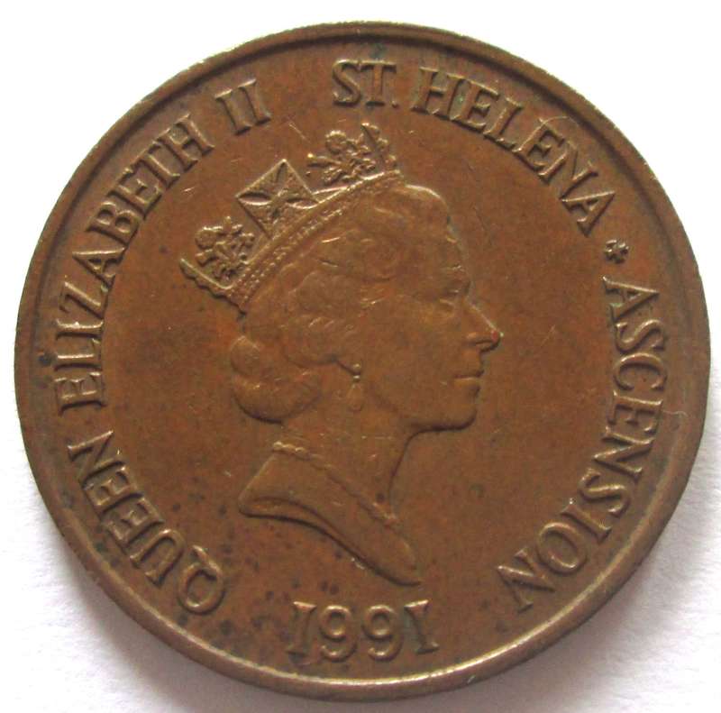 1991 St Helena 2 Pence
