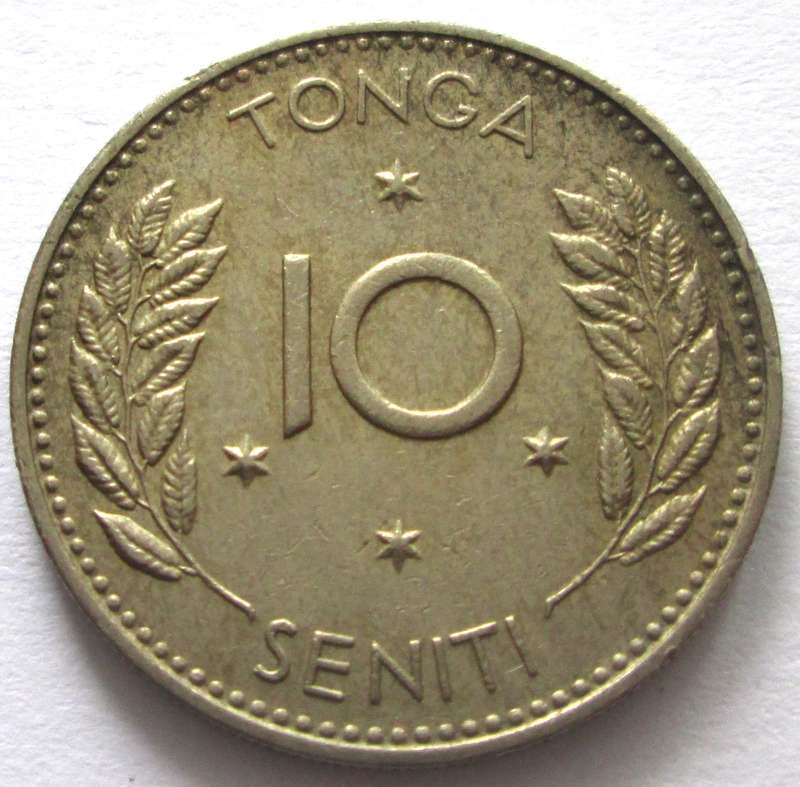 1967 Tonga 10 Seniti