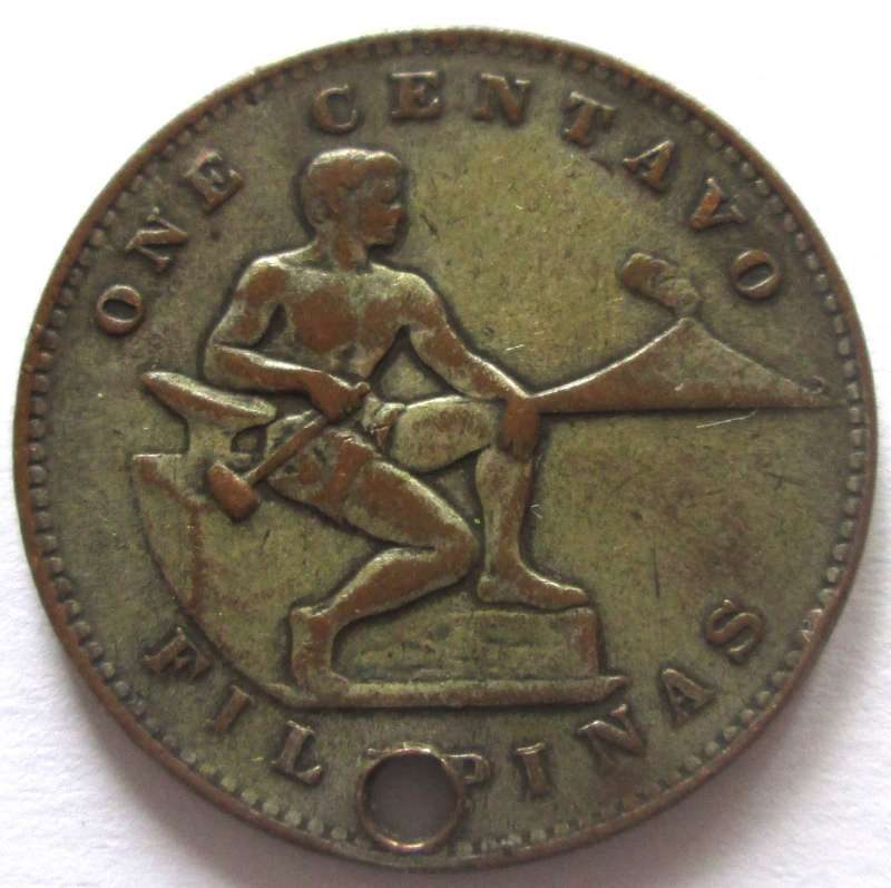 1944 Philippines 1 Centavo