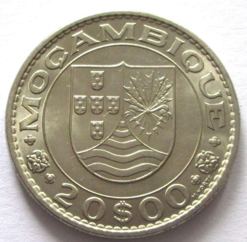 1971 Mozambique 20 Escudos