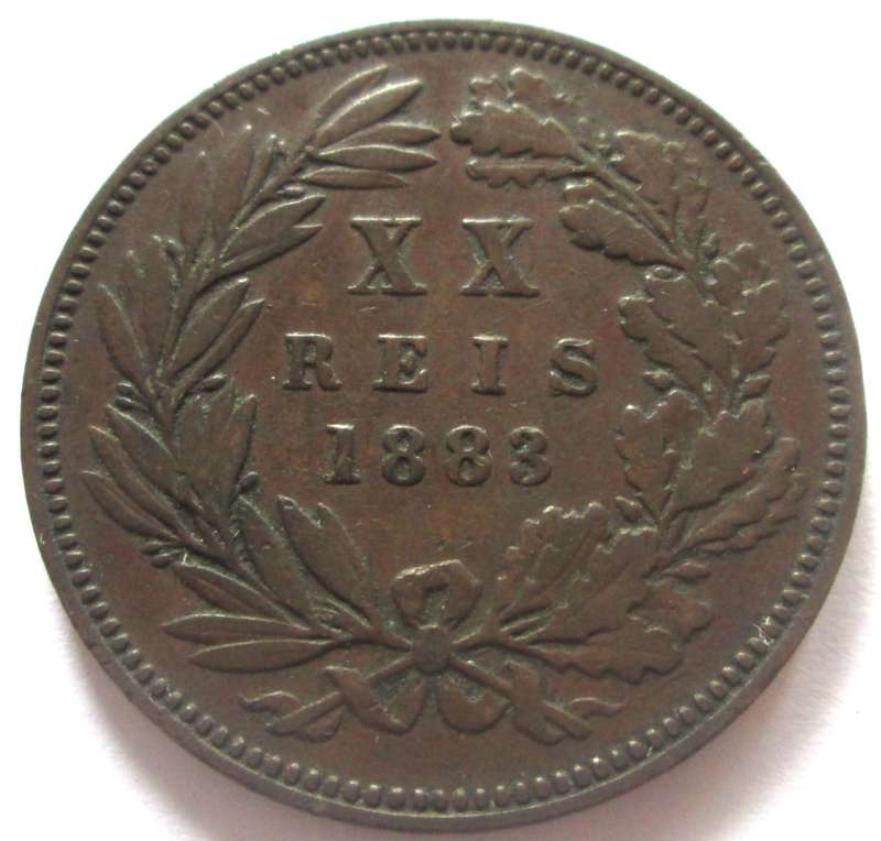 1883 Portugal 20 Reis