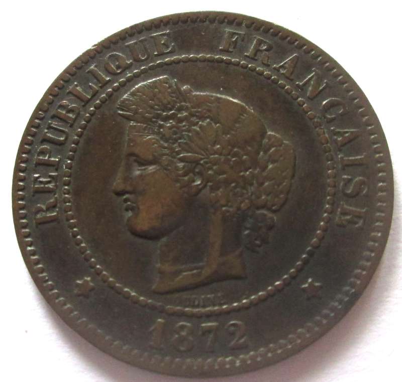 1872 France 50 Centimes