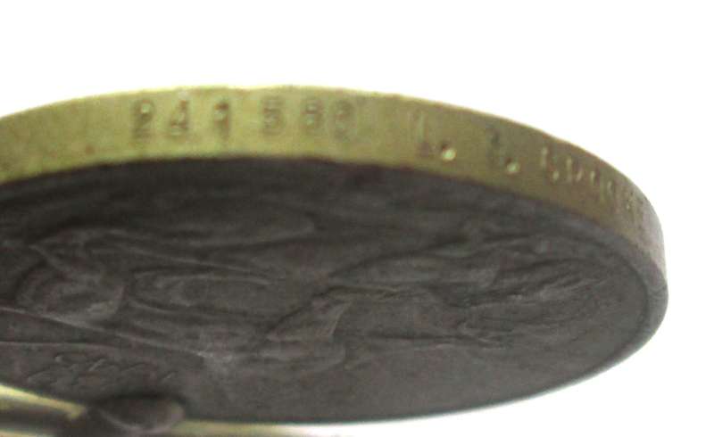 King George WWII 1939 - 1945 Service Medal Name L G Crooke No 241580