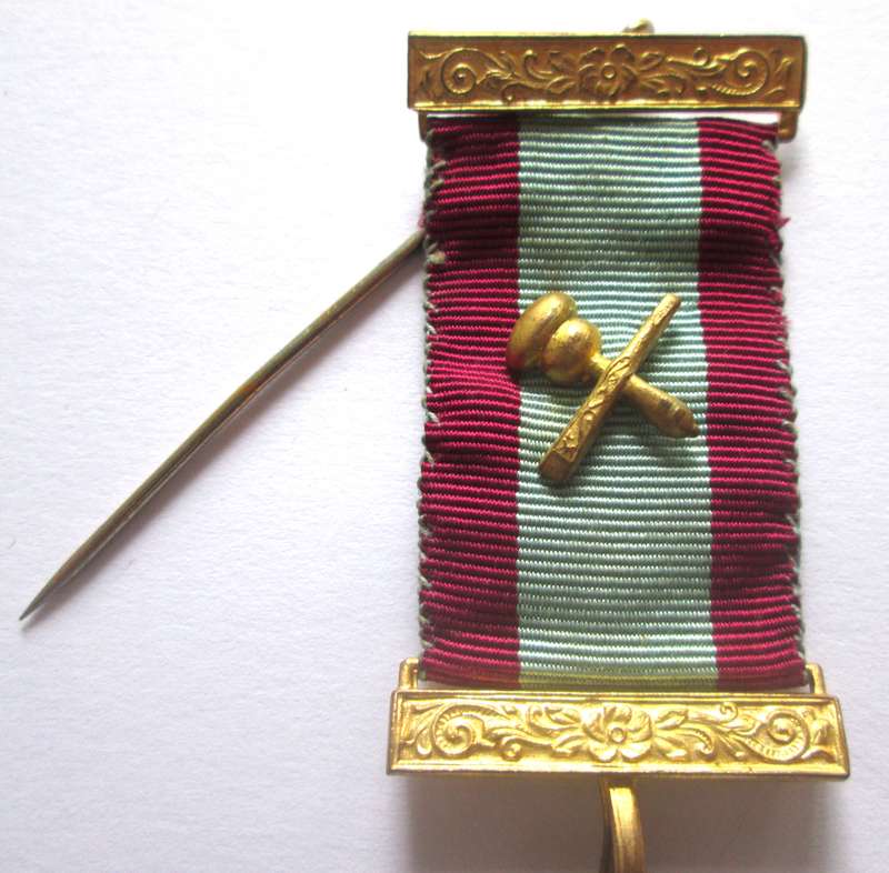 Masons Gold Plated Mark Master Breast Jewel