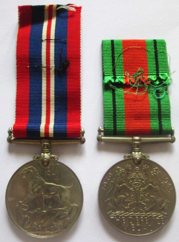 1939 - 1945 Defence and Service Medals