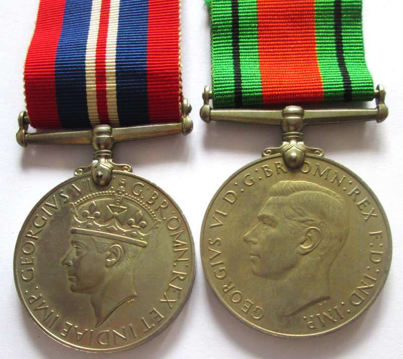 1939 - 1945 Defence and Service Medals