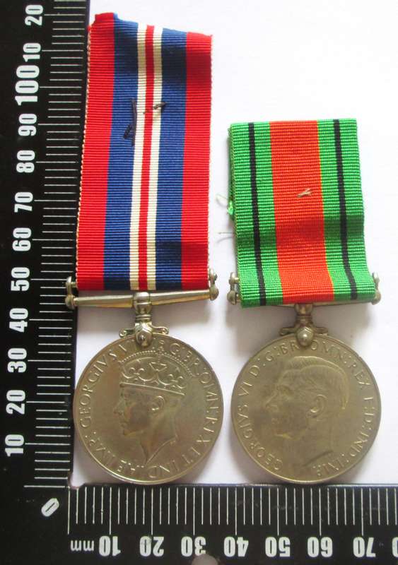 1939 - 1945 Defence and Service Medals