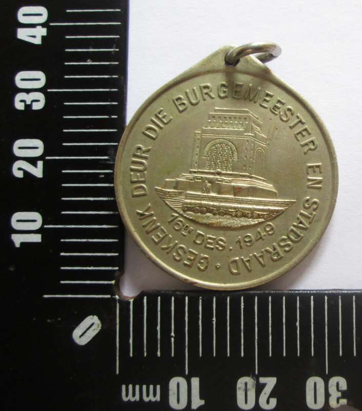 1949 The Mayor and City Council Johannesburg Medal