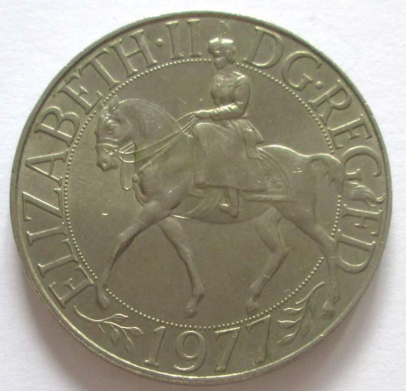 25 New Pence - Elizabeth II Silver Jubilee