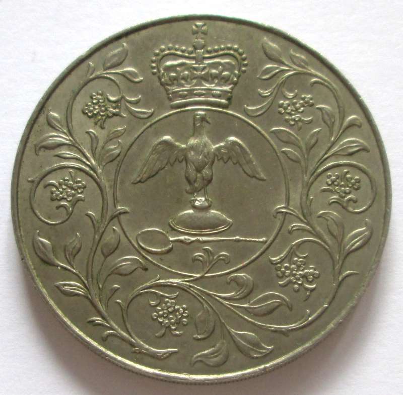 25 New Pence - Elizabeth II Silver Jubilee