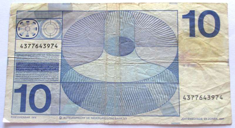 1968 Netherland Ten Gulden Nr 4377643974