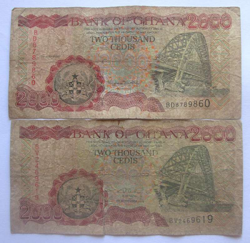 1996 - 2006 Ghana 2000 Cedis