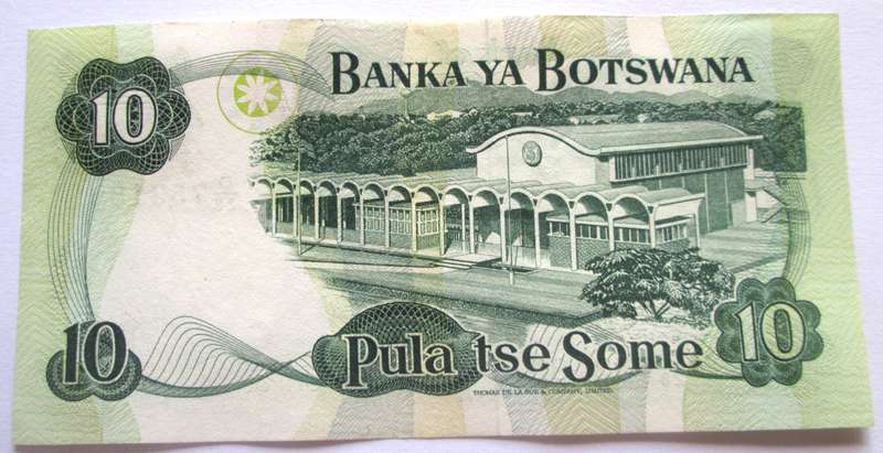 2002 - 2007 Botswana 10 Pula Nr D28 753189