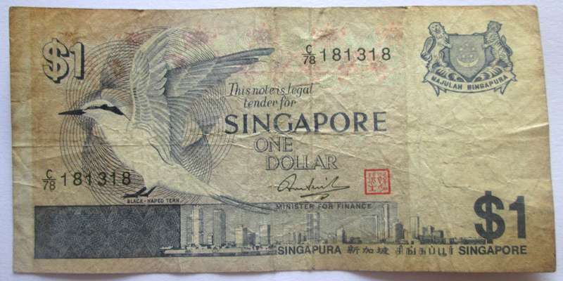 1976 Singapore 1 Dollar Nr C78 181318