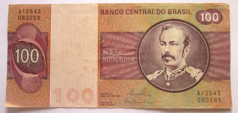 1970 - 1981 Brasil 100 Cruzeiros Nr A12542083265