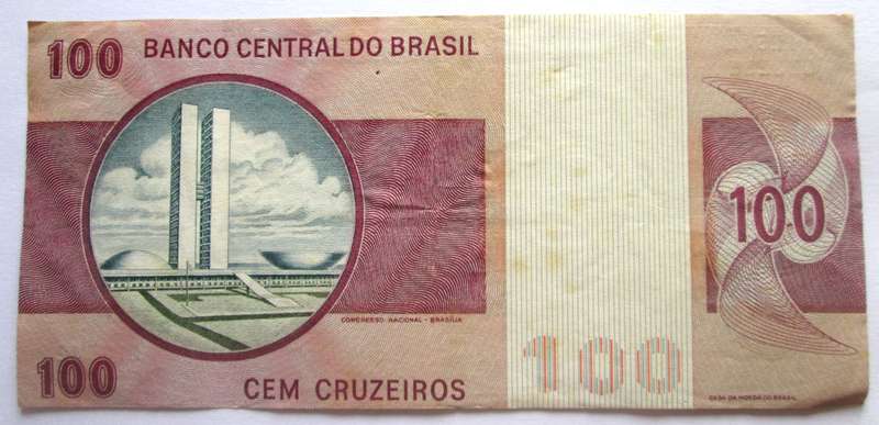 1970 - 1981 Brasil 100 Cruzeiros Nr A12542083265