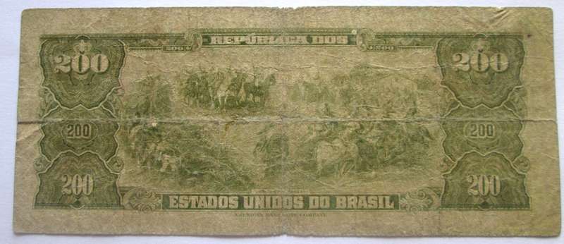 1943 Brasil 200 Cruzeiros Nr 001059