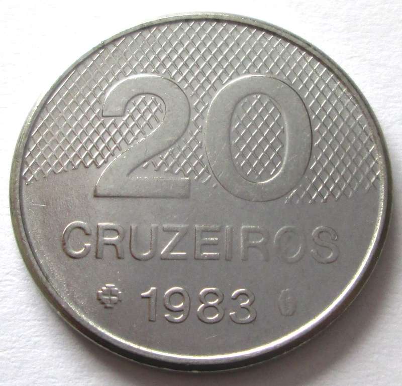 1983 Brasil 20 Cruzeiros