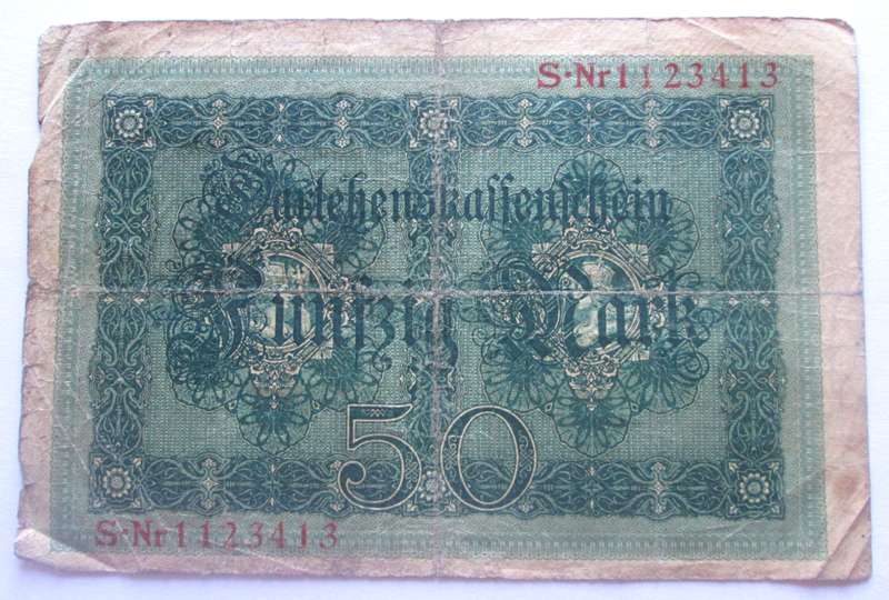 1914 Germany 50 Mark