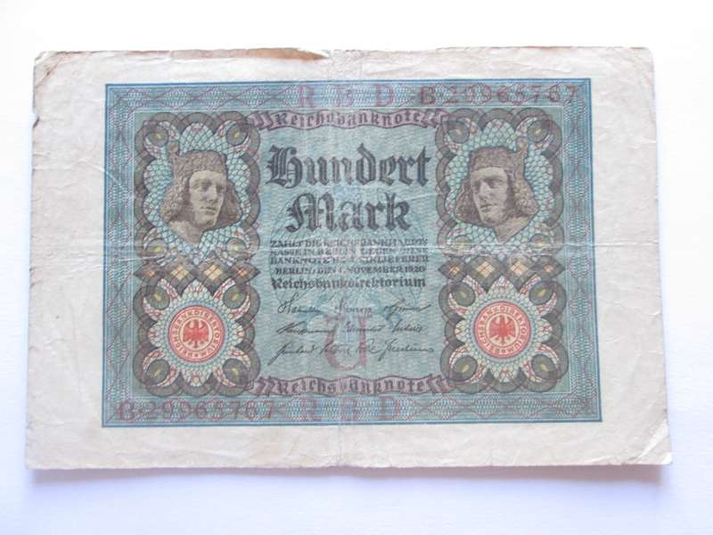 1920 Germany 100 Mark