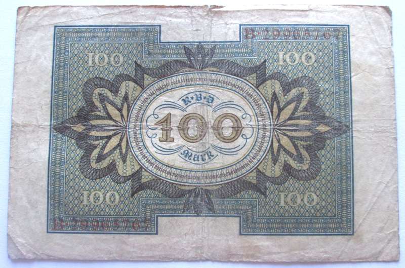 1920 Germany 100 Mark