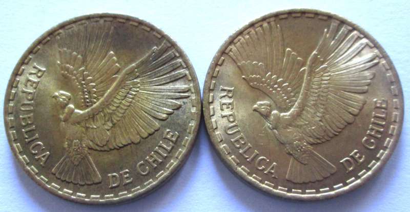 10 Centesimos Chile 1964 + 1965