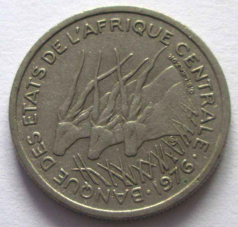 1976 Central African States 50 Francs