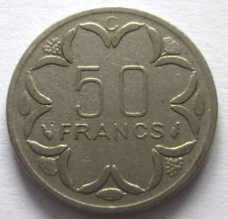 1976 Central African States 50 Francs