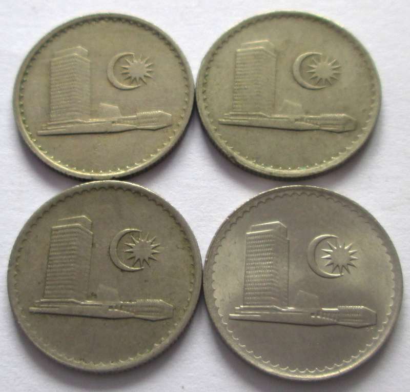 5 Sen Malaysia 1967 + 1973 + 1980 + 1982
