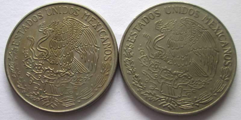 1 Peso Mexico 1971 + 1975